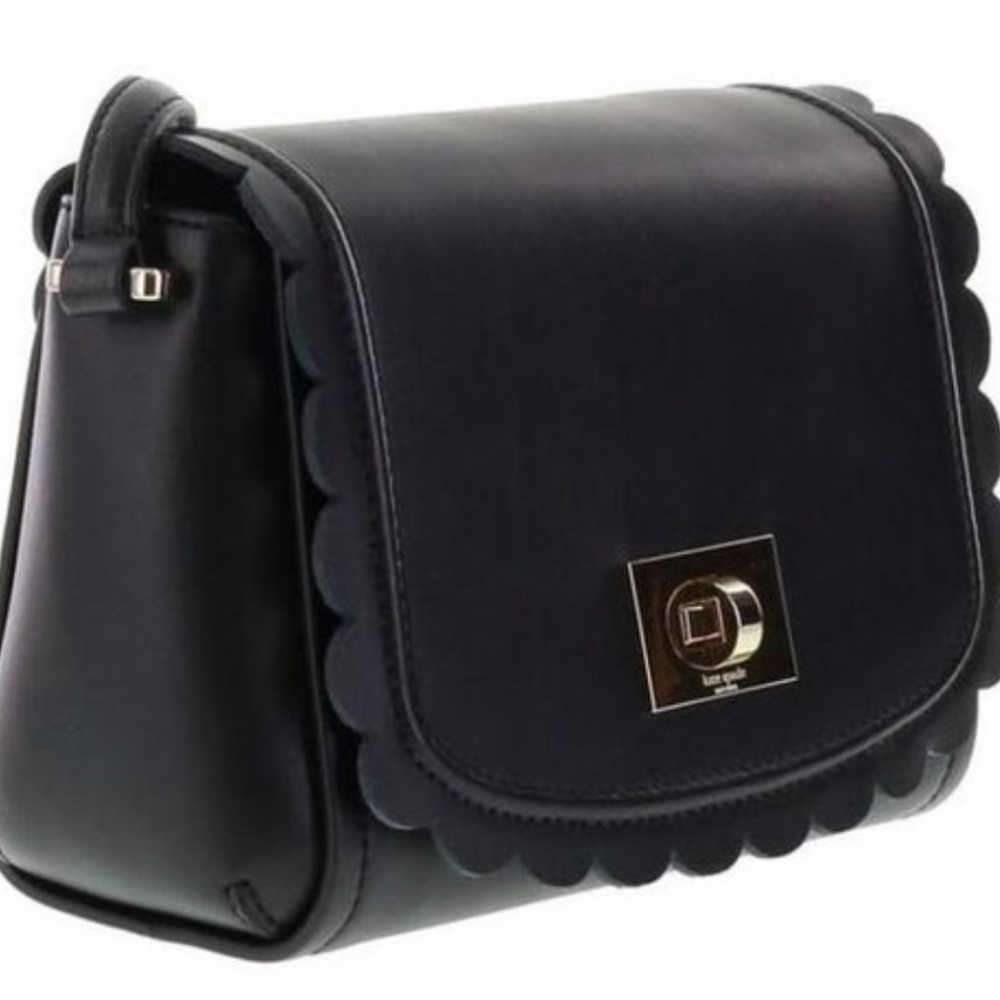 EUC kate spade Jazmin Maple Court Black Leather Purse